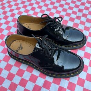 Black Patent leather Oxford Doc Martens